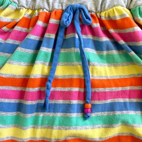 Jona Michelle Girls Stripe Rainbow Dress in Size 6 - Picture 4 of 6